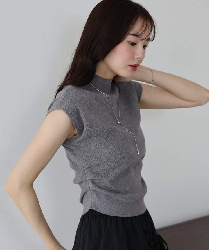 【TIME SALE】タックフレンチニット【ネコポス】 【TIME SALE】タックフレンチニット【ネコポス】
