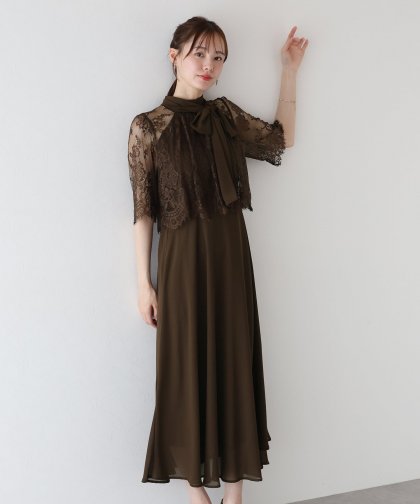 【SALE】ケープドッキングドレス