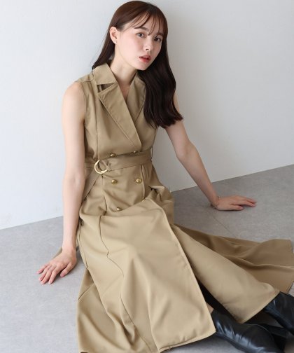 【TIME SALE】トレンチジレワンピース 【TIME SALE】トレンチジレワンピース