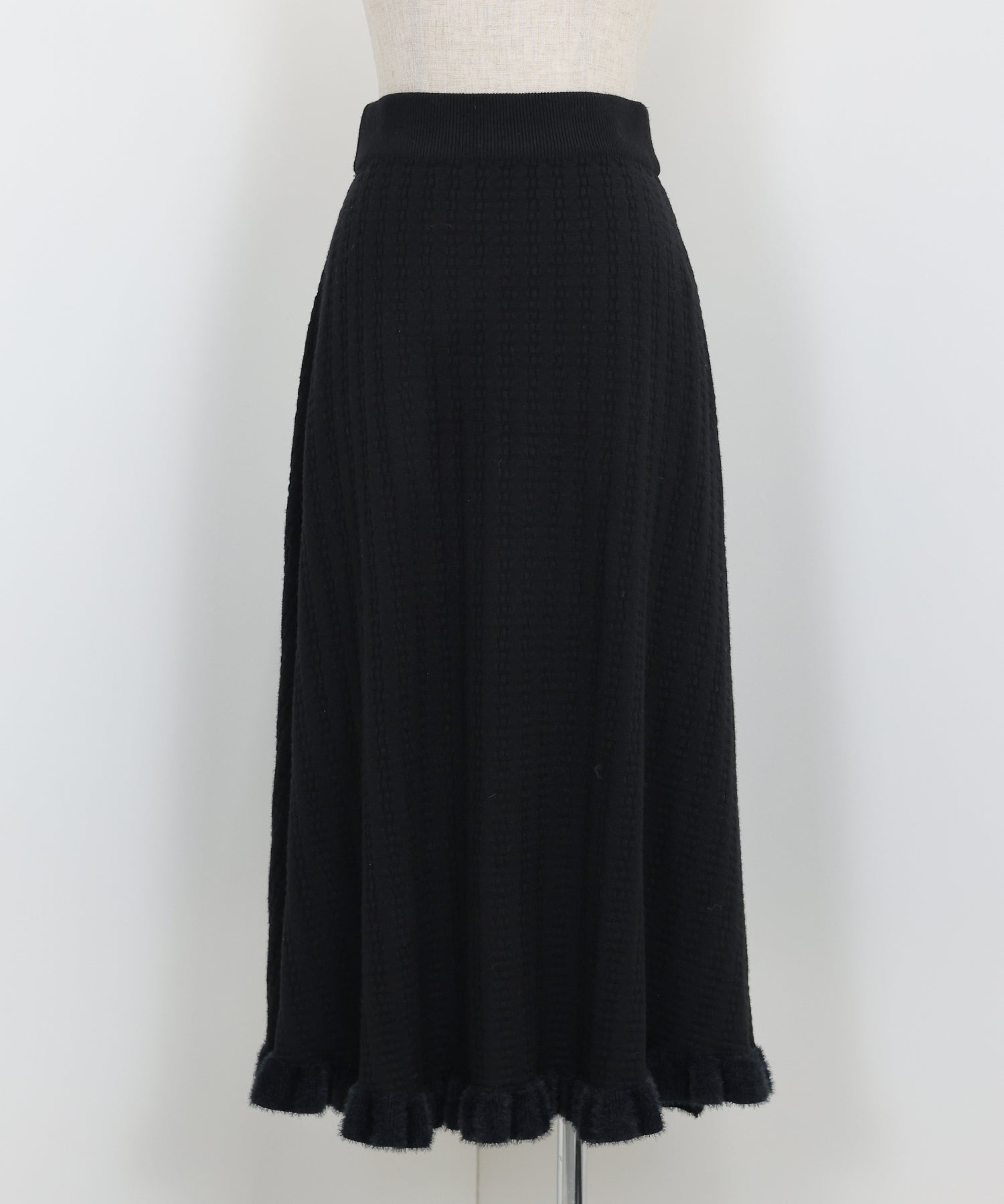 【SALE】裾フリルニットスカート