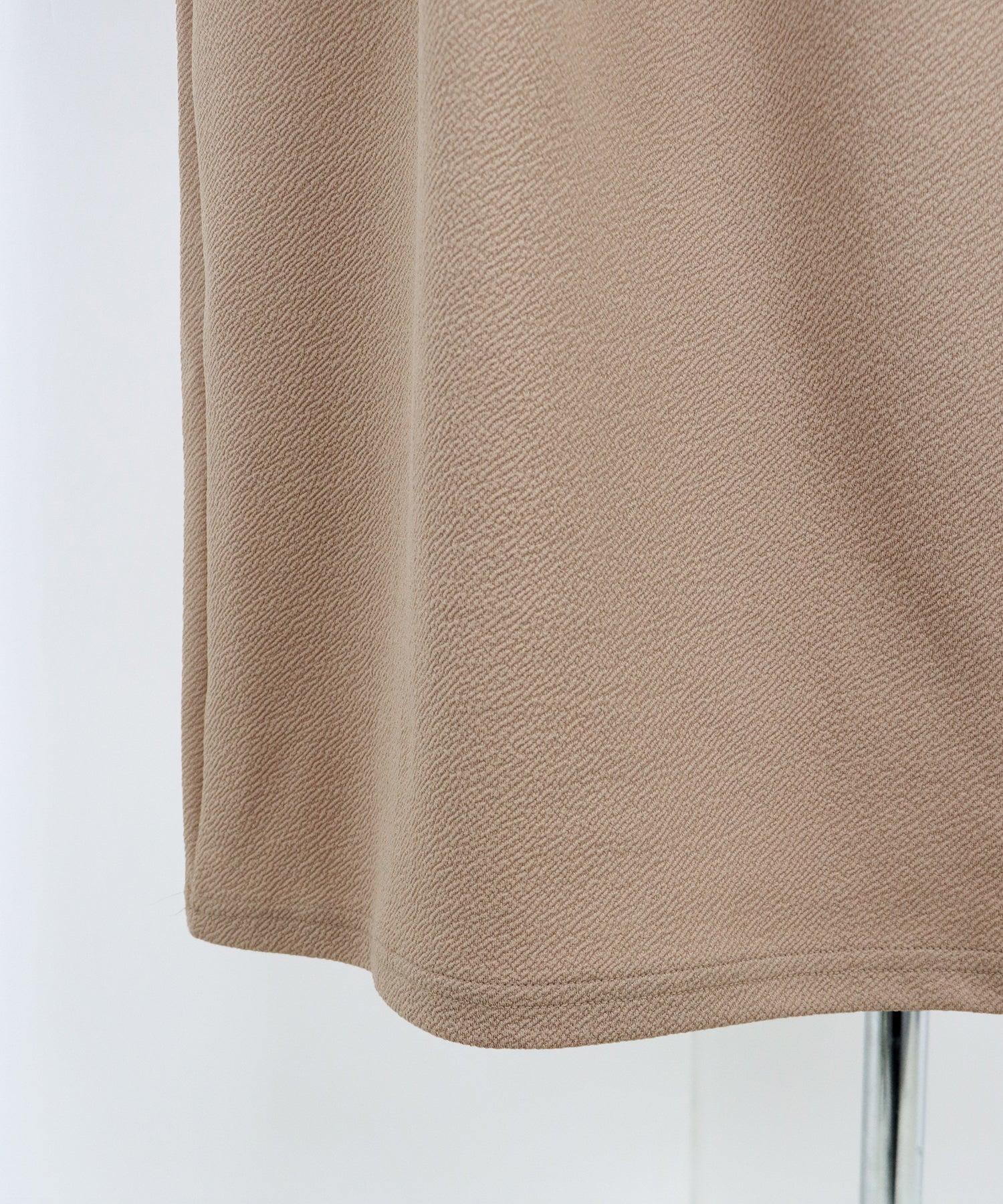 【SALE】ポロ衿ドロストワンピース