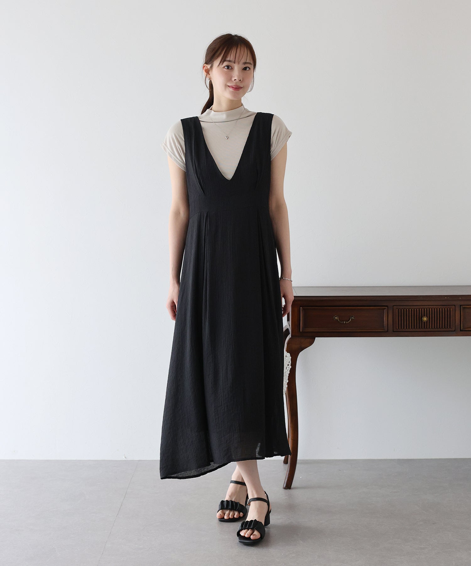 【SALE】シアーチェックジャンスカ
