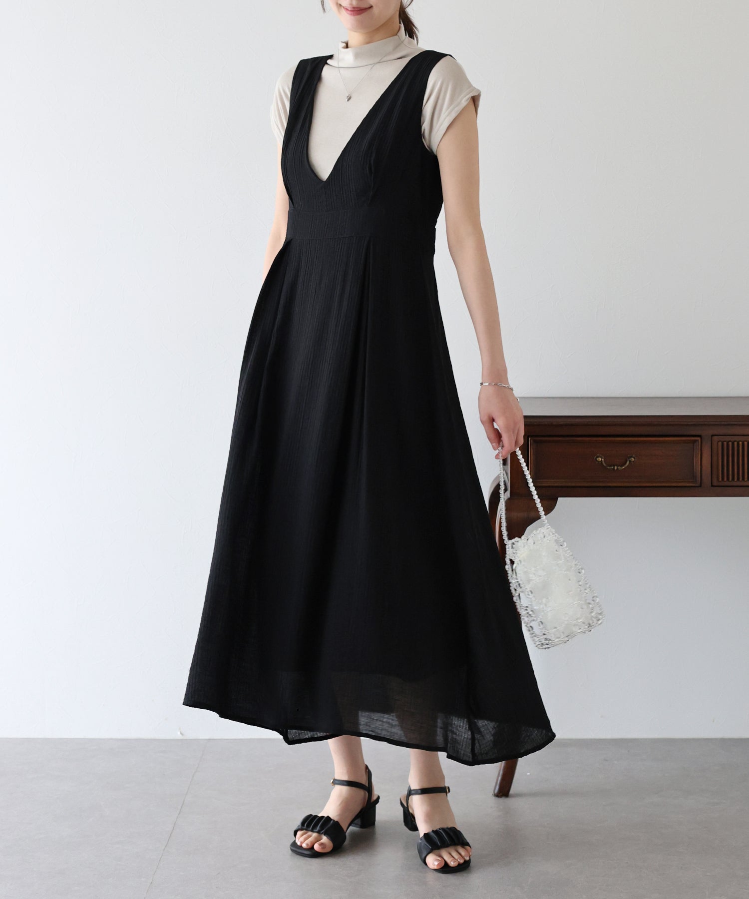 【SALE】シアーチェックジャンスカ