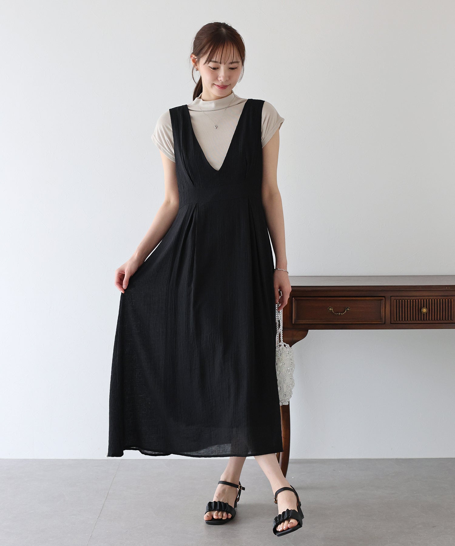 【SALE】シアーチェックジャンスカ