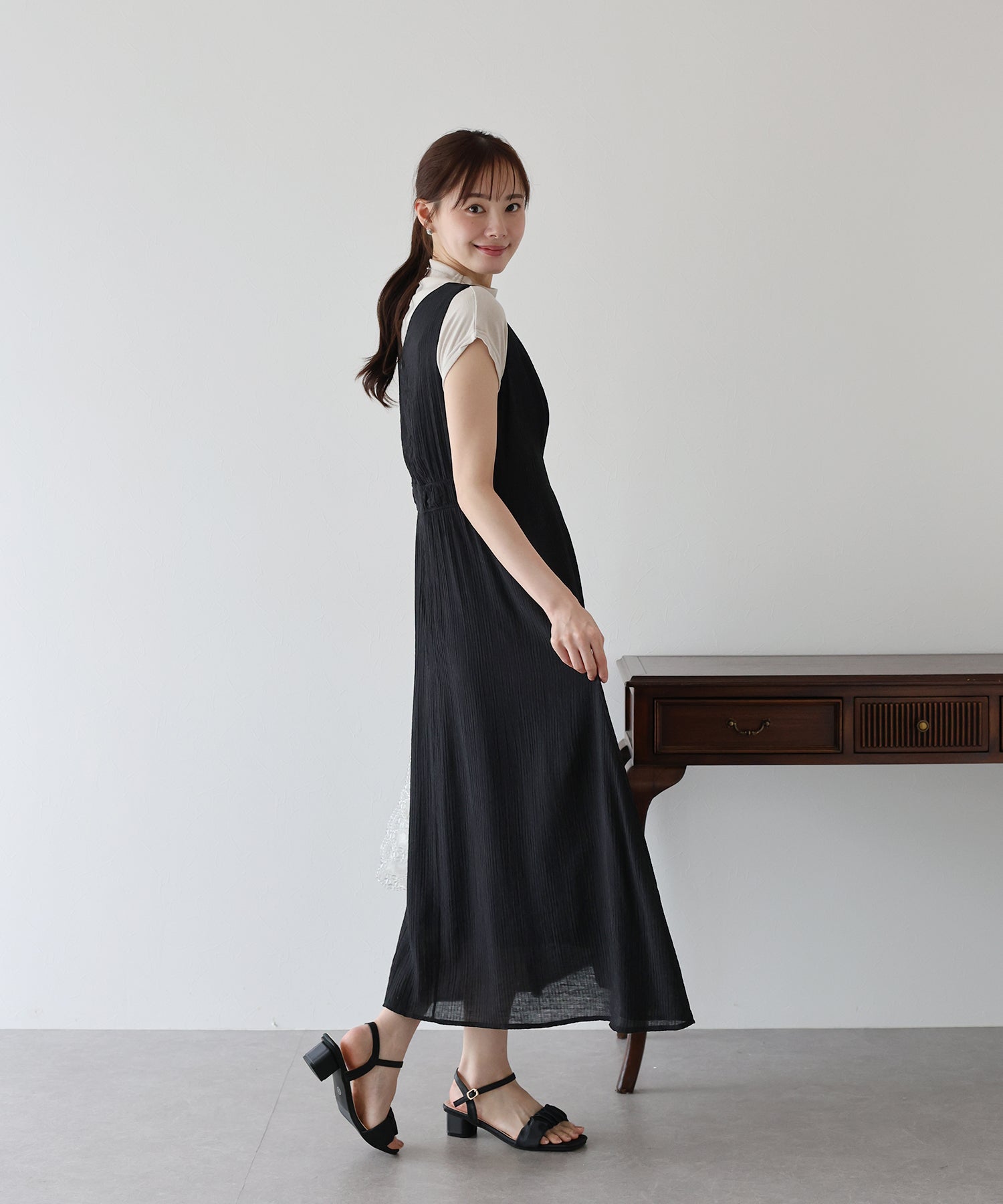 【SALE】シアーチェックジャンスカ