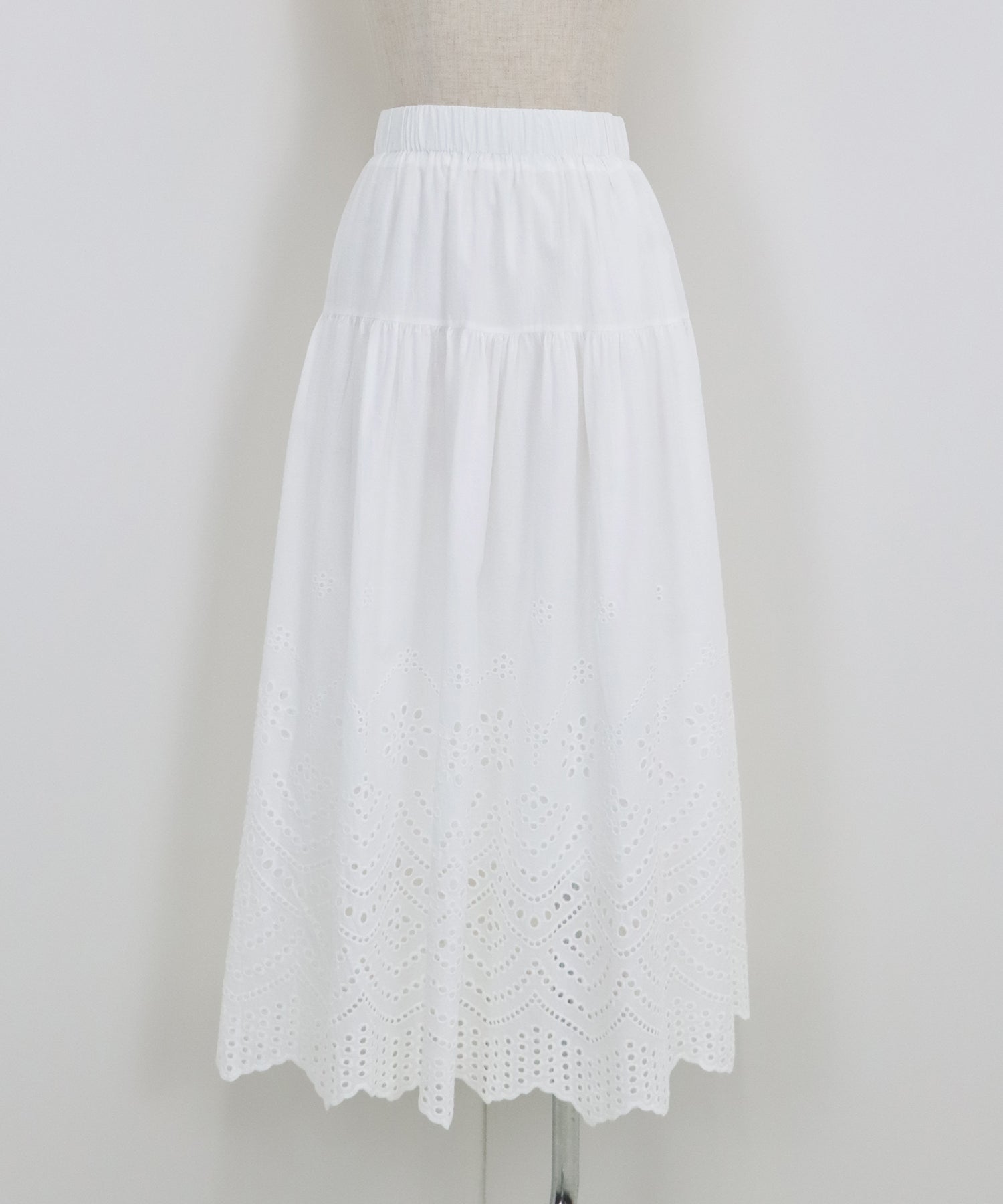 【SALE】コットンレーススカート